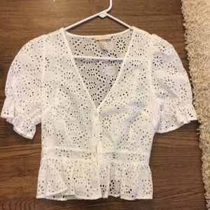 Lace shirt/cover up